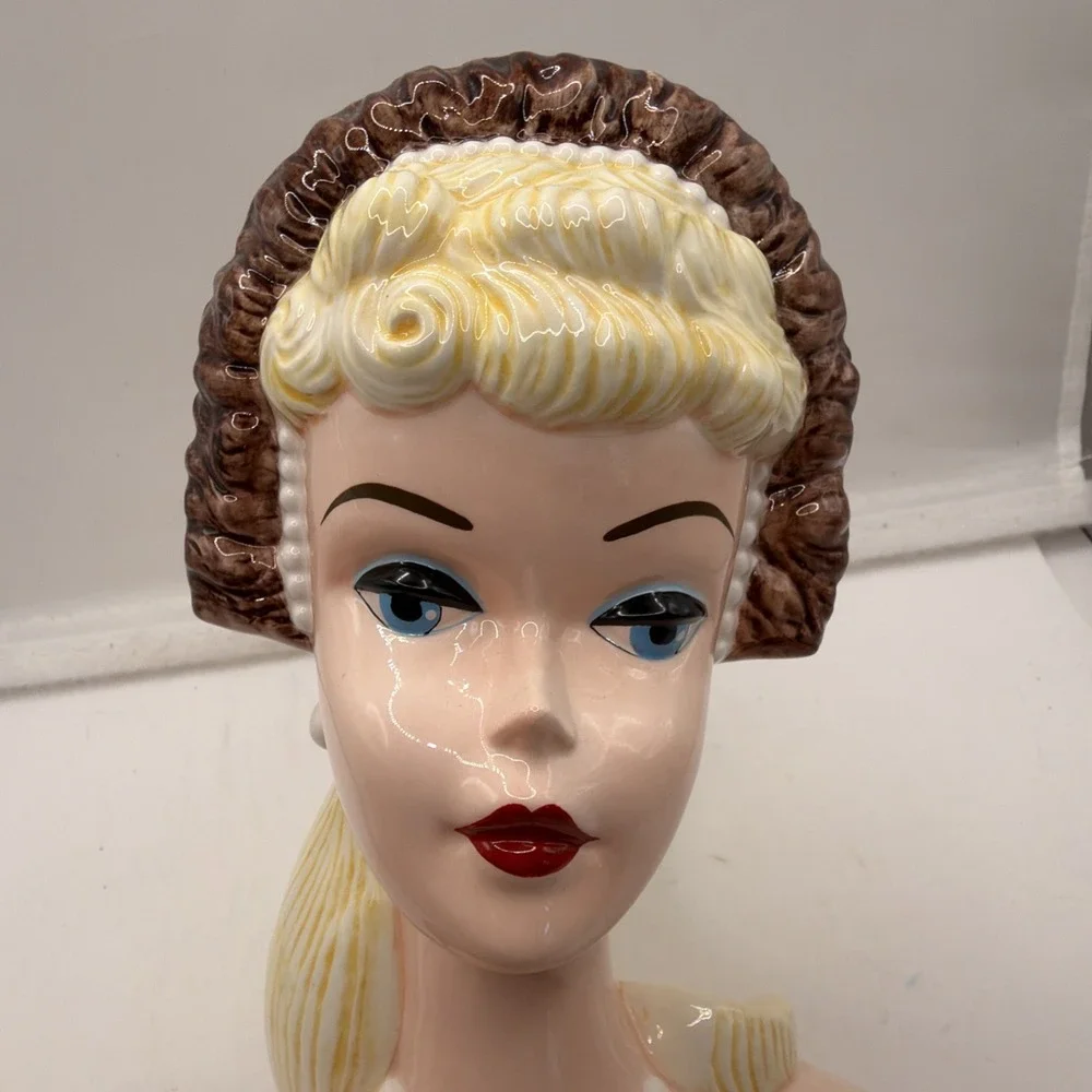 Lady Head Vase Barbie "Evening Splendor" 1959 (1996 Mattel) 188913 - Picture 8 of 8